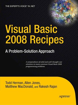cover image of Visual Basic 2008 Recipes